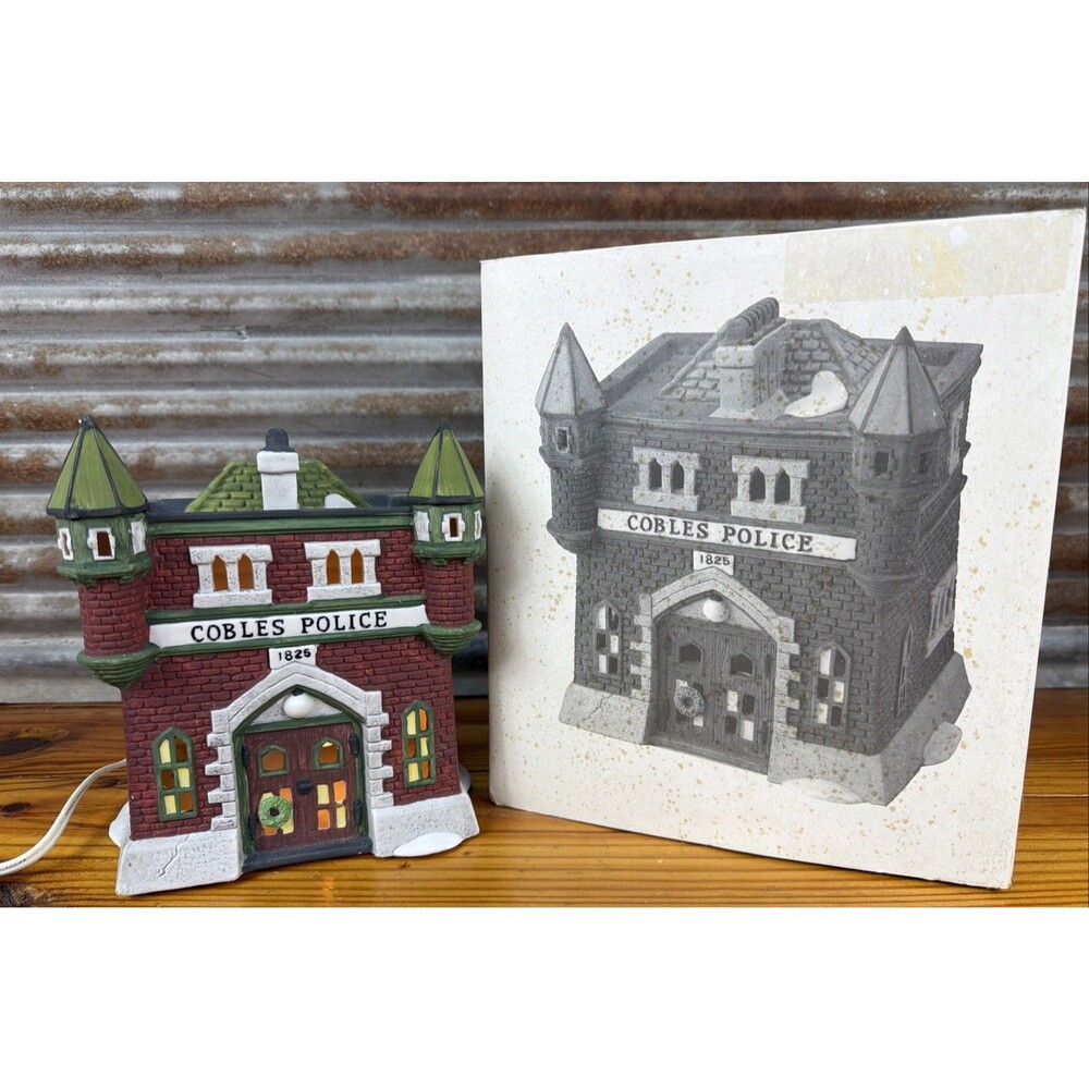 Dept 56 Dickens Village Series #5583-2 Cobles Police Station Heritage Christmas